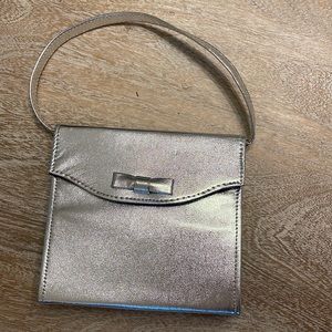 Silver mini 60s 70s vintage lame
